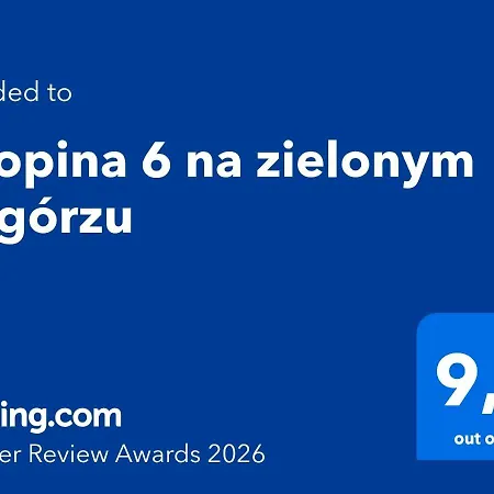 アパート Chopina 6 Na Zielonym Wzgorzu *